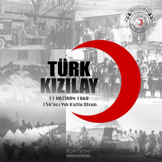 AK Parti Milletvekili Fuat Oktay'dan Kızılay'a 156. Yıl Kutlaması
