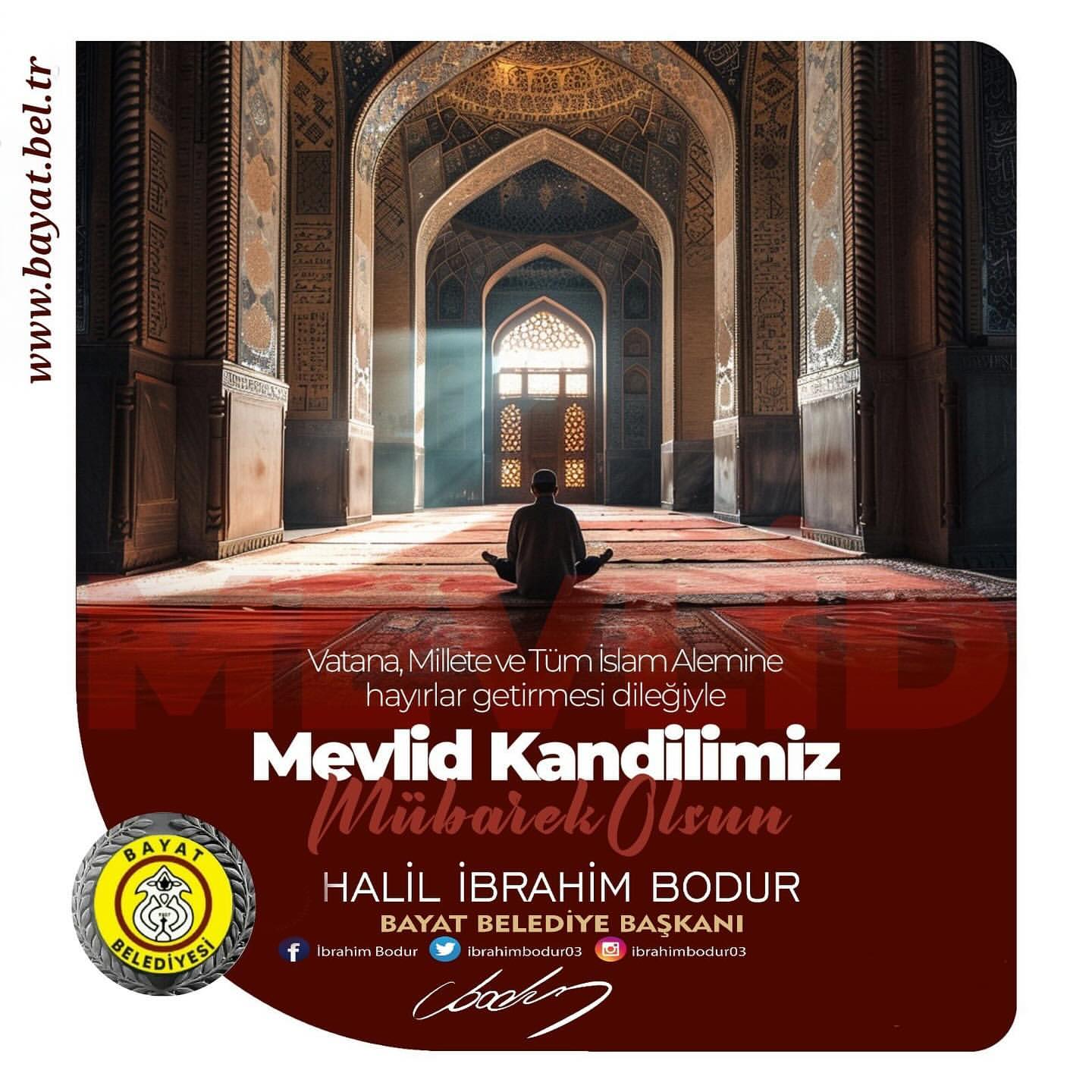 
Mevlid Kandili Coşkuyla Kutlanıyor
