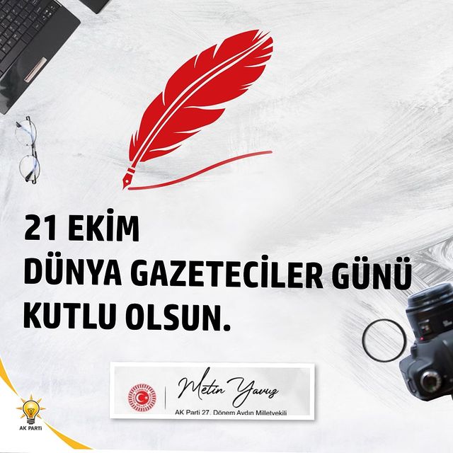 Dünya Gazeteciler Günü'nde Basın Mensuplarına Kutlama