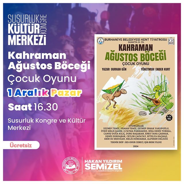 Susurluk'ta Tiyatro Heyecanı