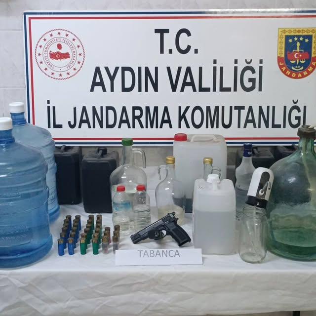 Didim'de Kaçak Alkol Operasyonu