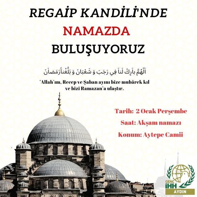 Regaip Kandili'nde Aydın Genç İHH'dan Özel Etkinlik