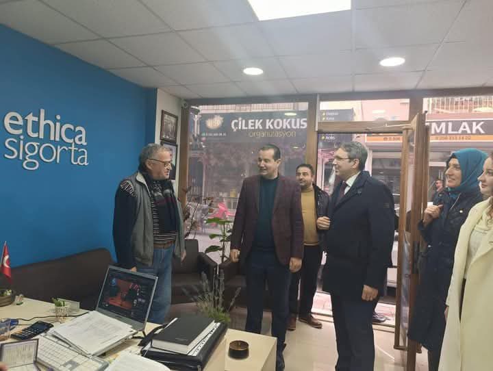 AK Parti Aydın İl Başkanlığı, Yerel Esnafları Ziyaret Etti