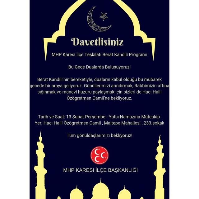 İbadet ve Dualar İçin Mübarek Berat Kandili Gecesi: Topluluğun Bir Araya Gelmesi