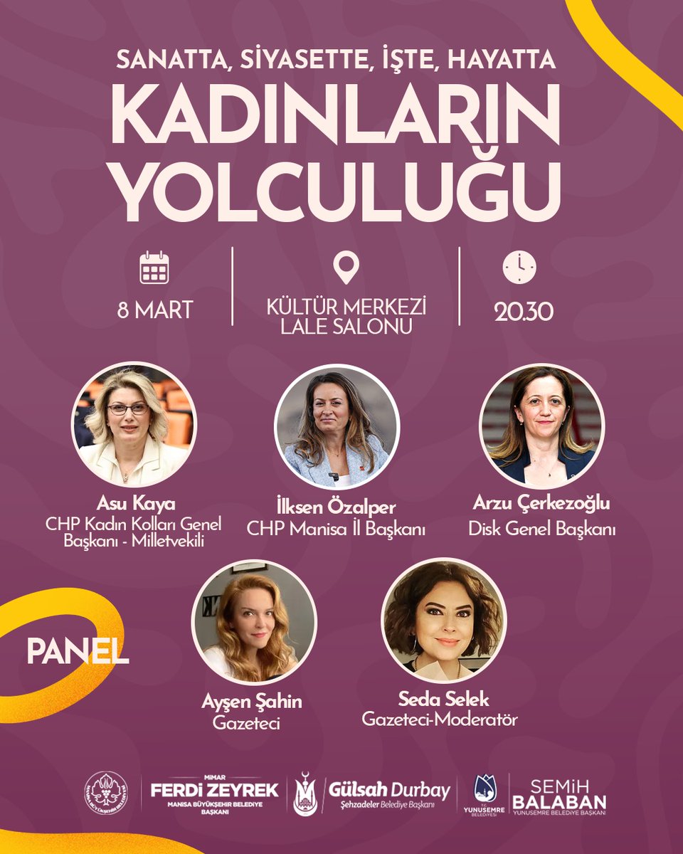 Manisa'da Güçlü Kadınların Hikayeleri Anılacak: 8 Mart Dünya Kadınlar Günü Etkinliği