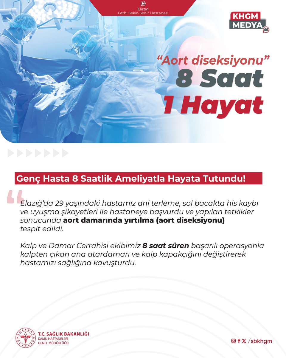 Genç Hasta, 8 Saatlik Ameliyatla Hayata Tutundu