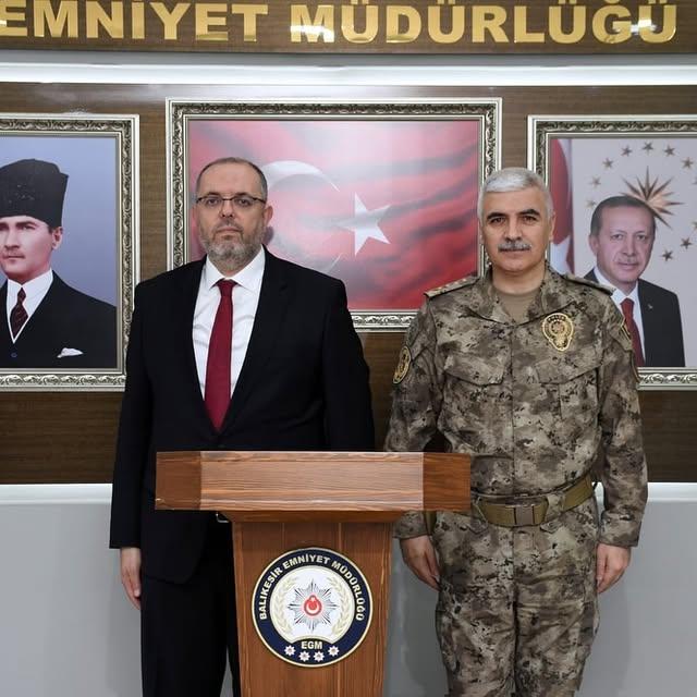 Milli Savunma Üniversitesi Heyeti, Balıkesir Emniyet Müdürlüğü'nü Ziyaret Etti
