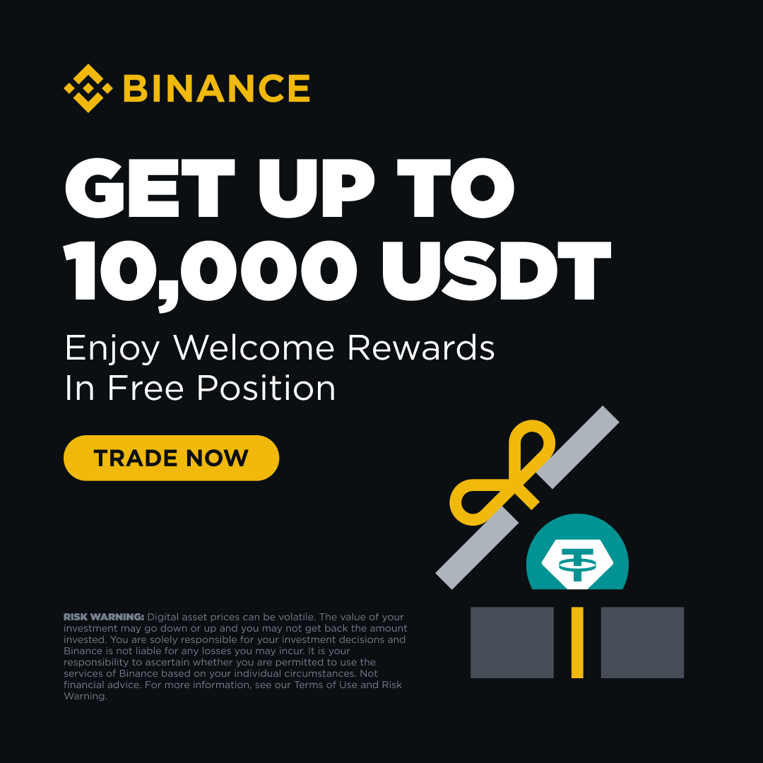 Binance, Yeni Kullanıcılarına 10.000 USDT Değerinde Ücretsiz Pozisyon İmkanı Sunuyor