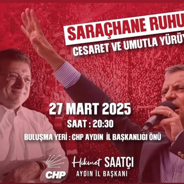 CHP Gençleri, Aydın'da Toplanma Eylemi Düzenleyecek