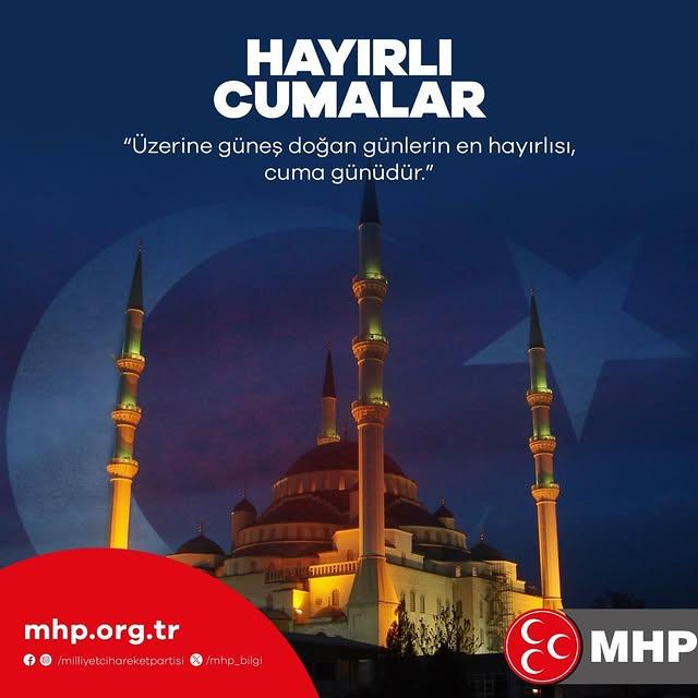 MHP Balıkesir İl Başkanlığı'ndan Cuma Mesajı