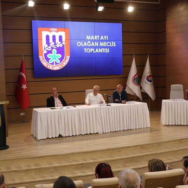 Aydın Ticaret Odası Mart Ayı Meclis Toplantısı Yapıldı