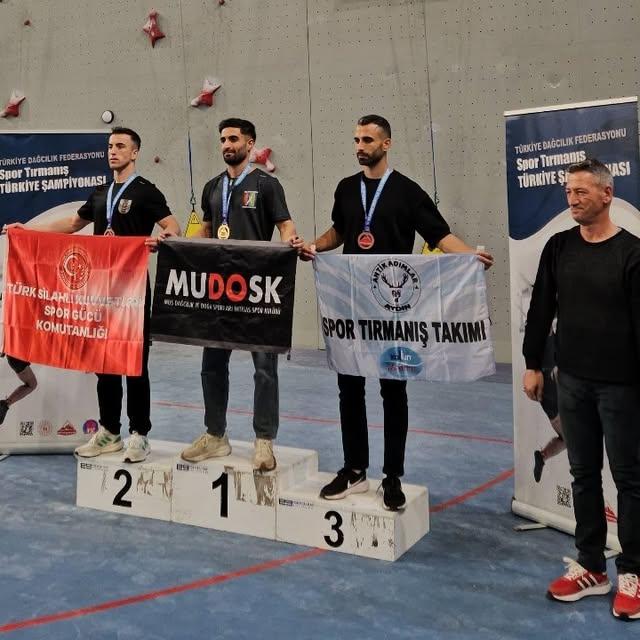 ADÜ Öğrencisi, Türkiye Spor Tırmanışı Şampiyonasında Üçüncü Oldu