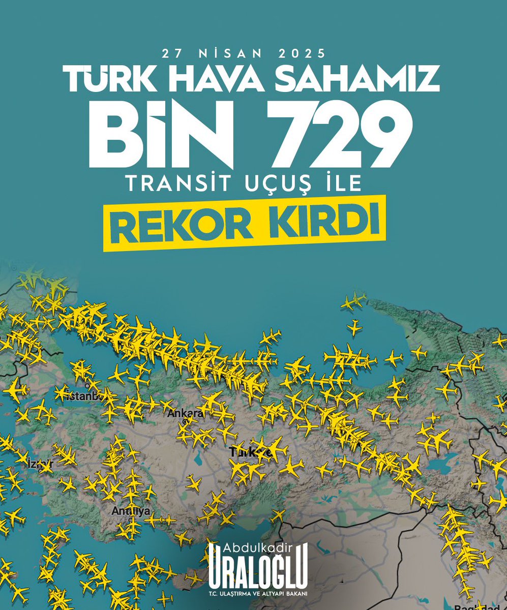 Türk Hava Yolları, Tarihi Transit Uçuş Rekorunu Kırdı