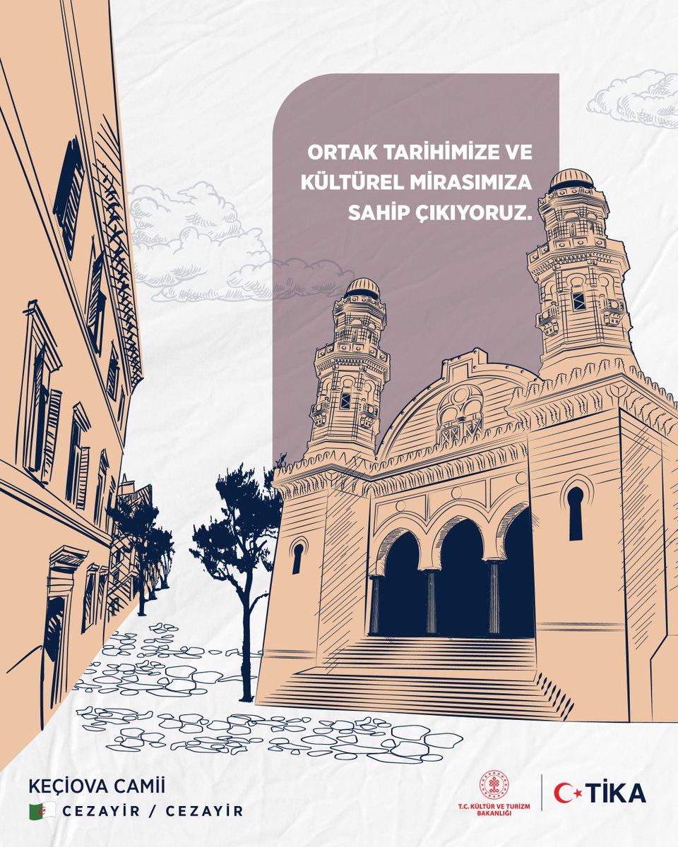 Cezayir'de Bağımsızlık Sembolü Keçiova Camii, TİKA Tarafından Restorasyon Edildi
