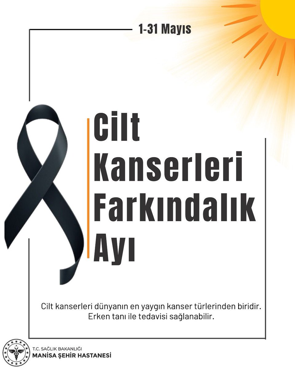 Manisa Şehir Hastanesi Cilt Kanserine Karşı Bilgilendirme Kampanyası Başlatıyor