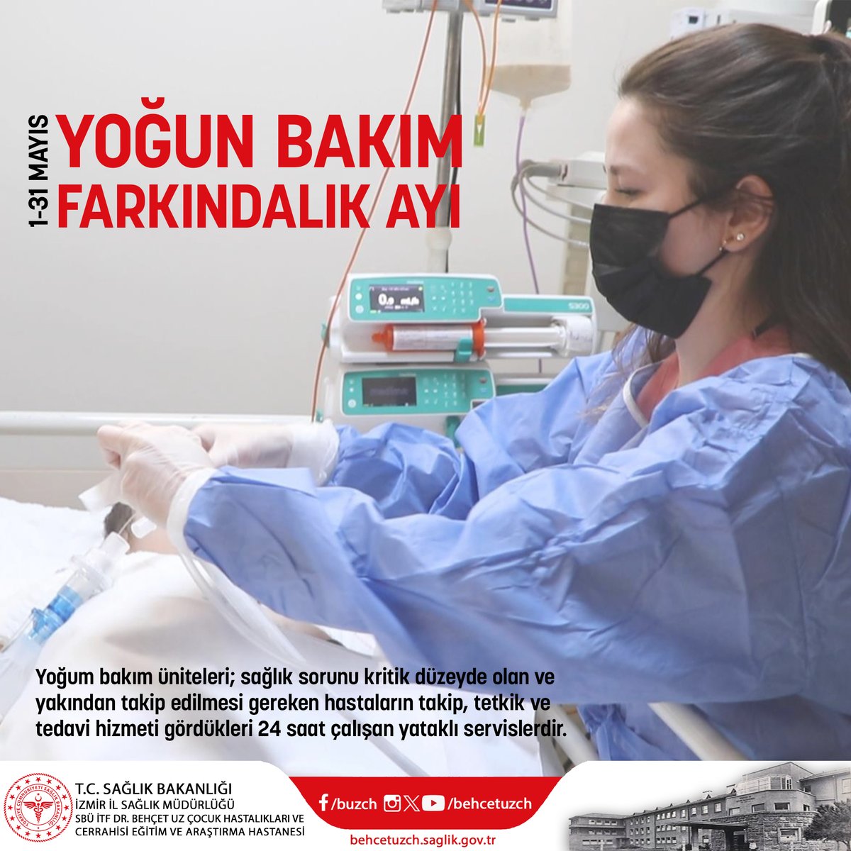 Dr. Behçet Uz Çocuk Hastanesi Yoğun Bakım Farkındalık Ayı Etkinlikleri Düzenledi