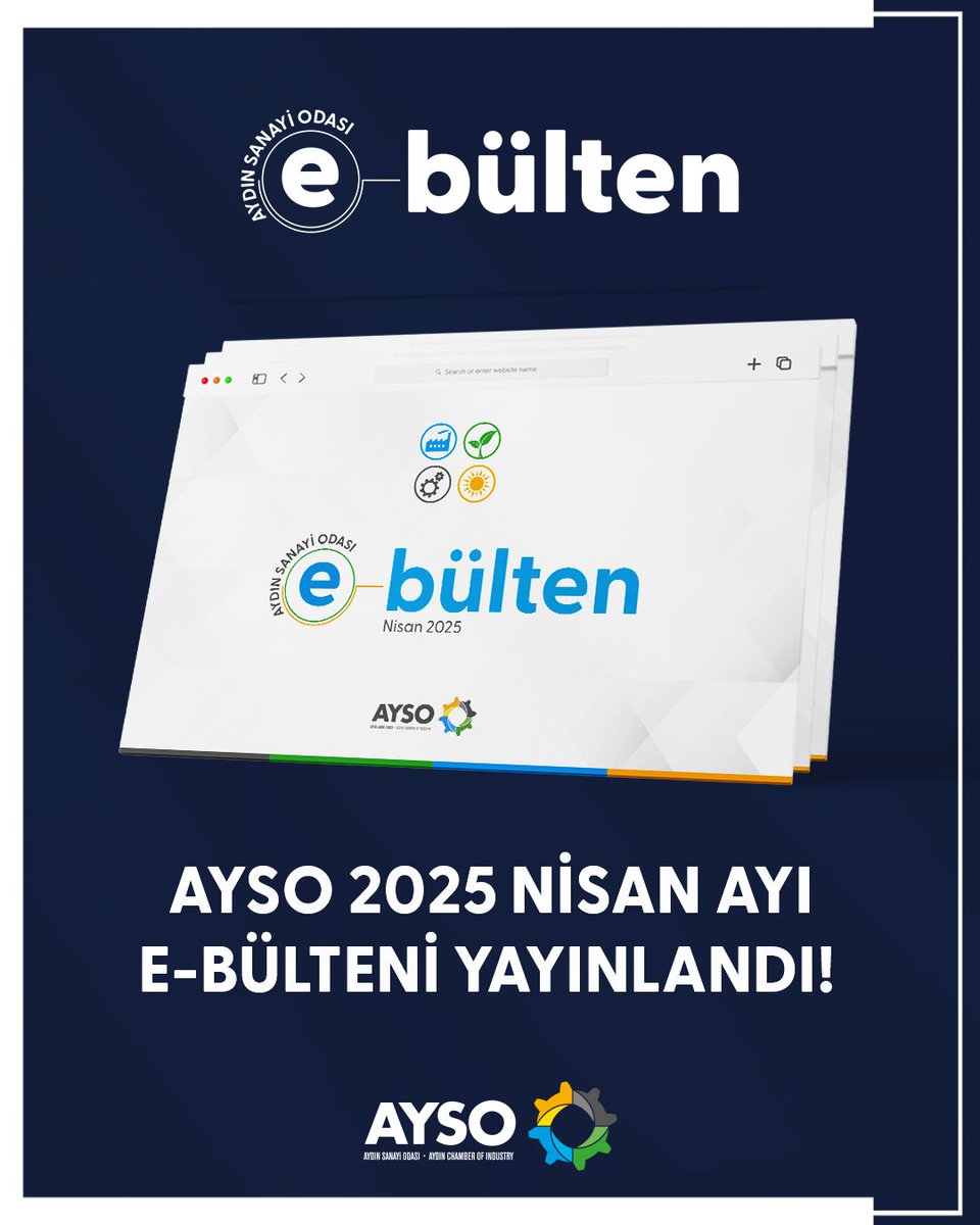 Aydın Sanayi Odası Nisan Ayı Faaliyetlerini E-Bülten ile Paylaştı
