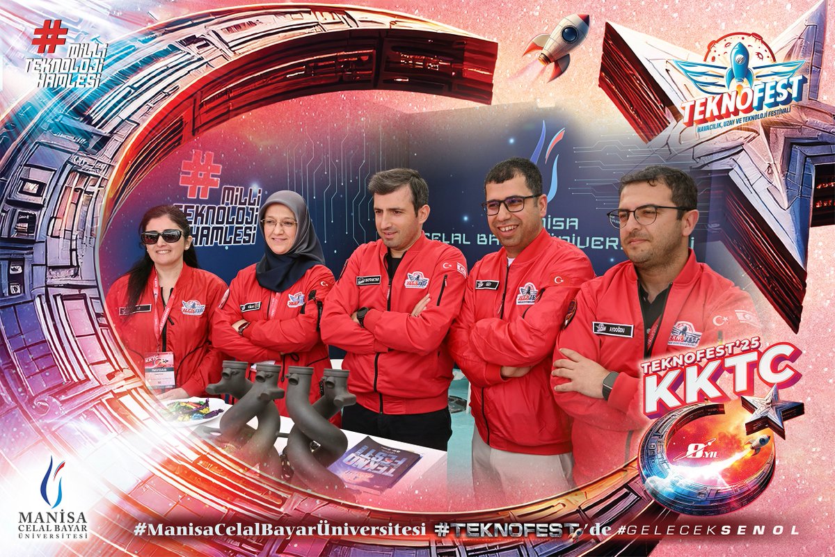 Manisa Celal Bayar Üniversitesi, Teknofest Kıbrıs 2025 Standını Ziyaret Etti