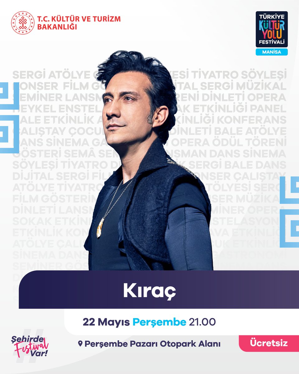 Kıraç Manisa'da Ücretsiz Konser Veriyor