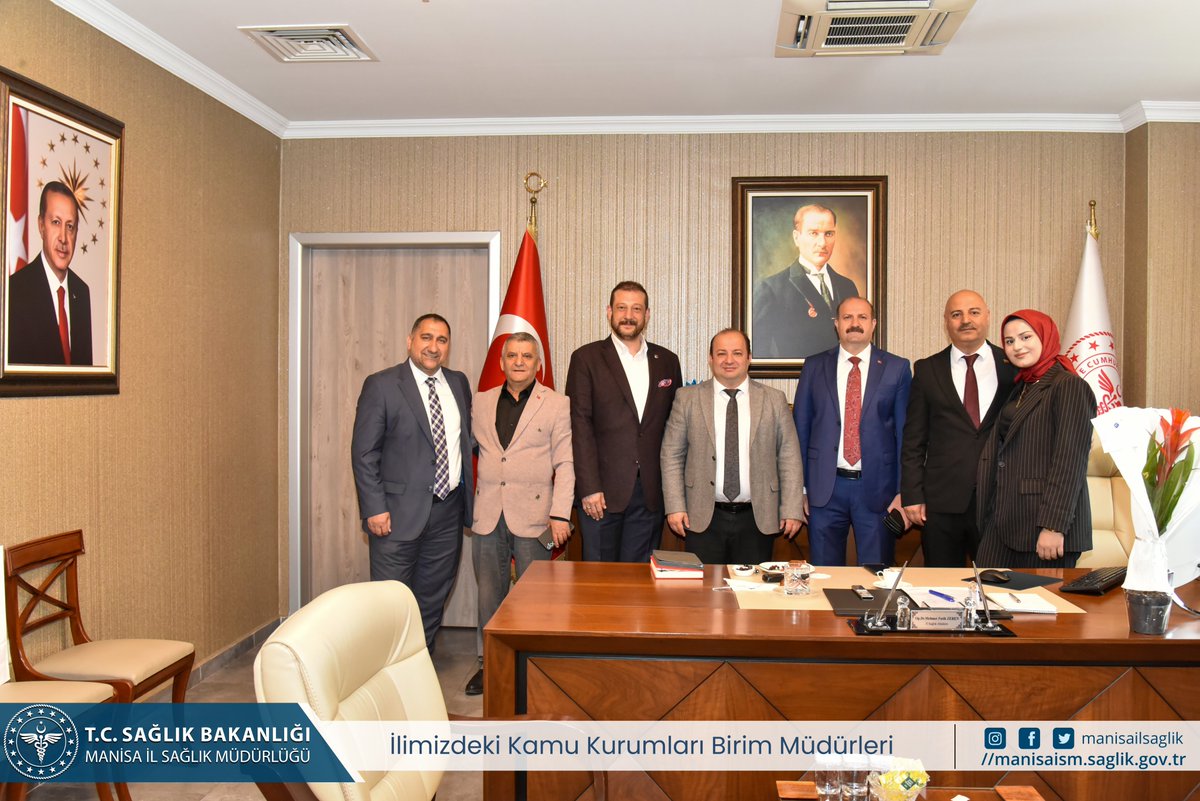 Manisa İl Sağlık Müdürlüğü, Merkezefendi Devlet Hastanesi Yöneticilerini Ziyaret Etti