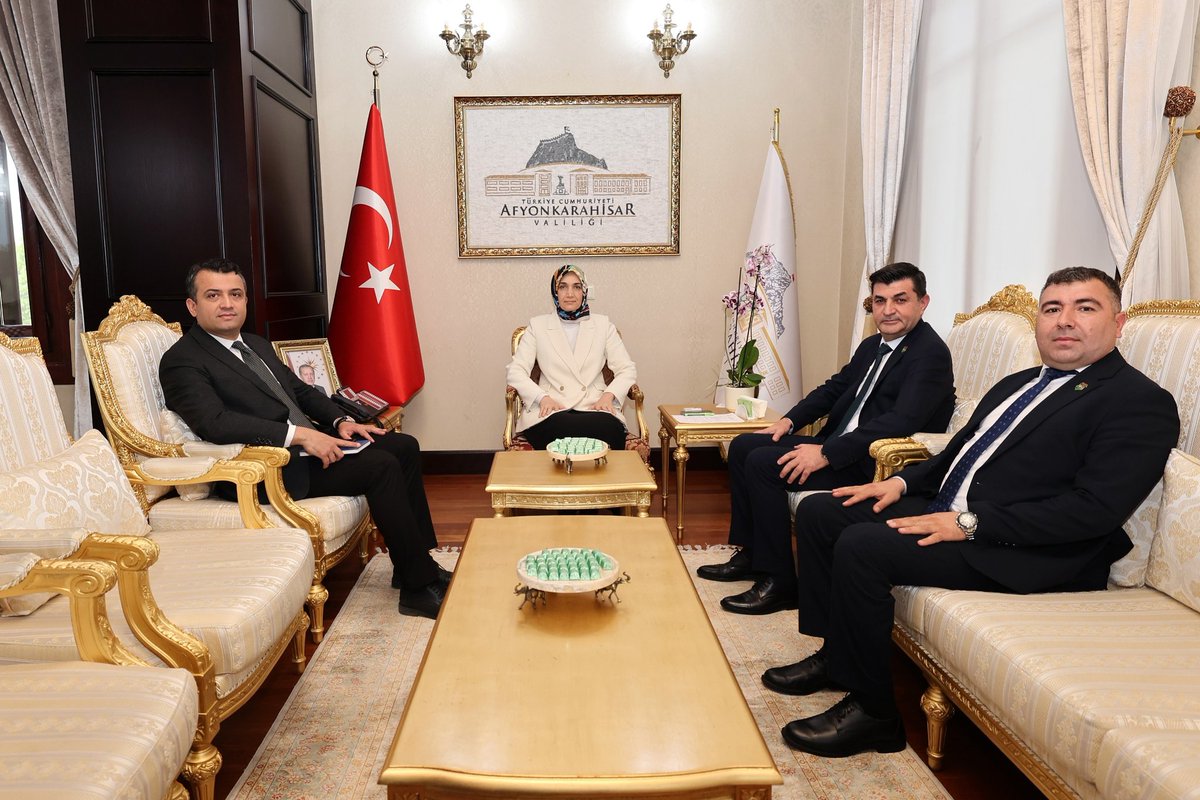 Afyonkarahisar Valisi, Türkiye Harp Malulü Gaziler Derneği Temsilcilerini Kabul Etti