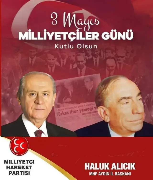 MHP Aydın, 3 Mayıs Türk Milliyetçiler Günü'nü Kutladı
