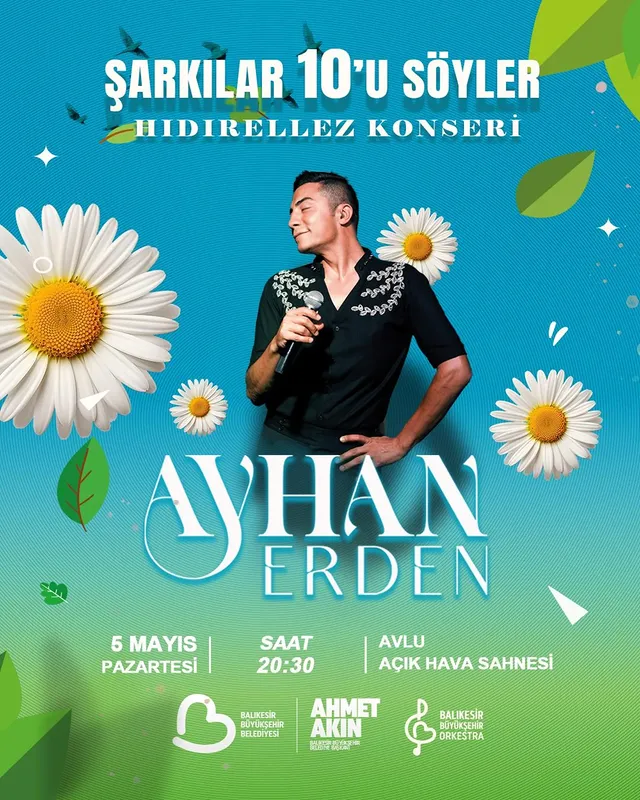 Balıkesir'de Hıdırellez Kutlaması: Ayhan Erden Konseri