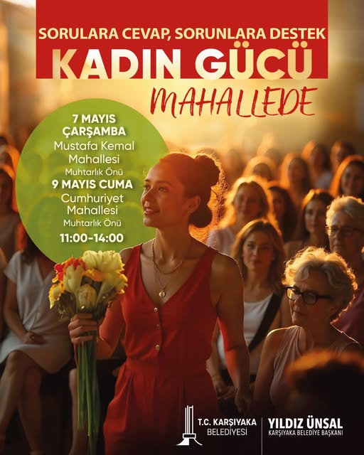 Karşıyaka’da Kadınlara Sosyal Destek ve Dayanışma Platformu Açılıyor