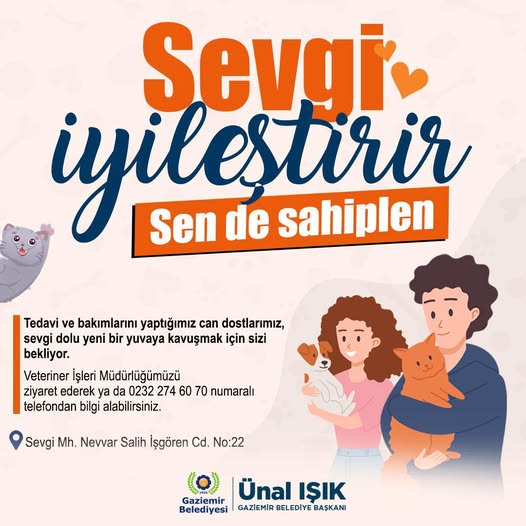 Gaziemir Belediyesi, Hayvan Barınaklarında Tedavi ve Rehabilitasyon Sürecinde Kırmızı Beyecek