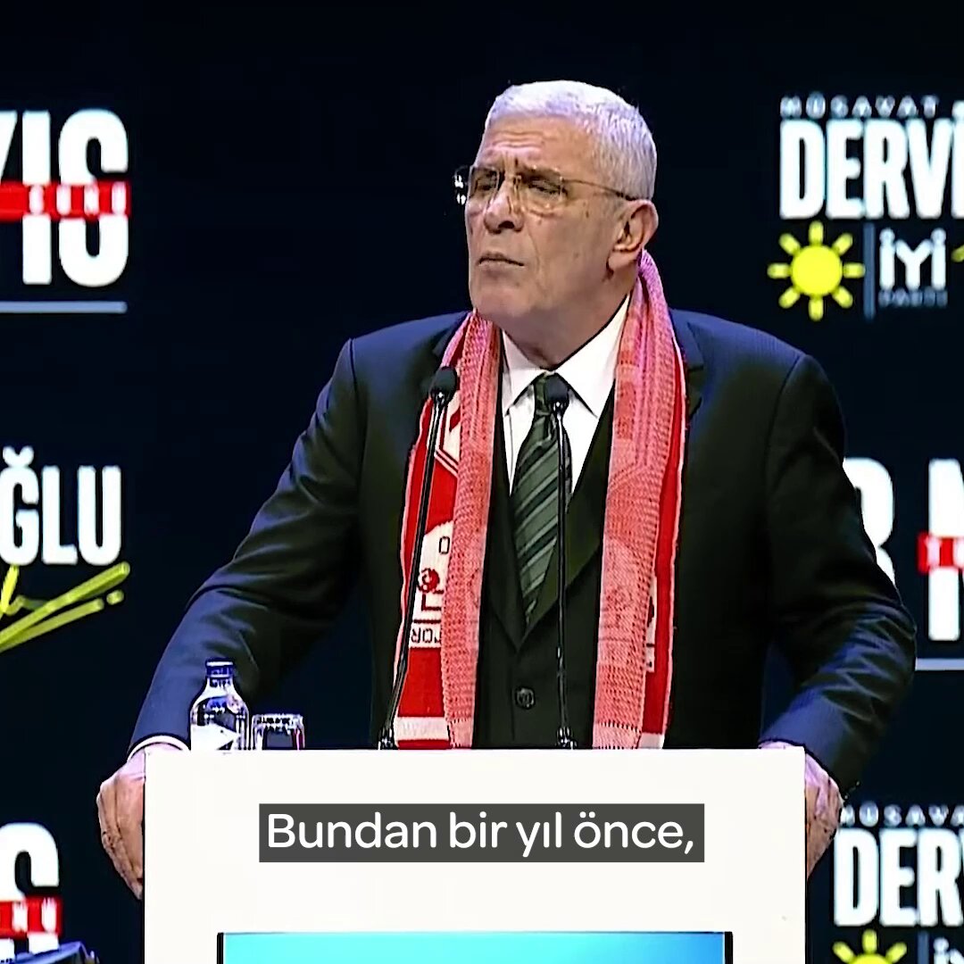 İyi Parti Genel Başkanı Dervişoğlu: 
