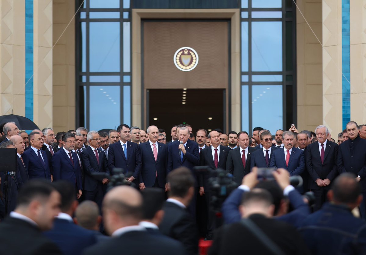 Cumhurbaşkanı Erdoğan'ın Katılımıyla KKTC Cumhuriyet Yerleşkesi Açıldı