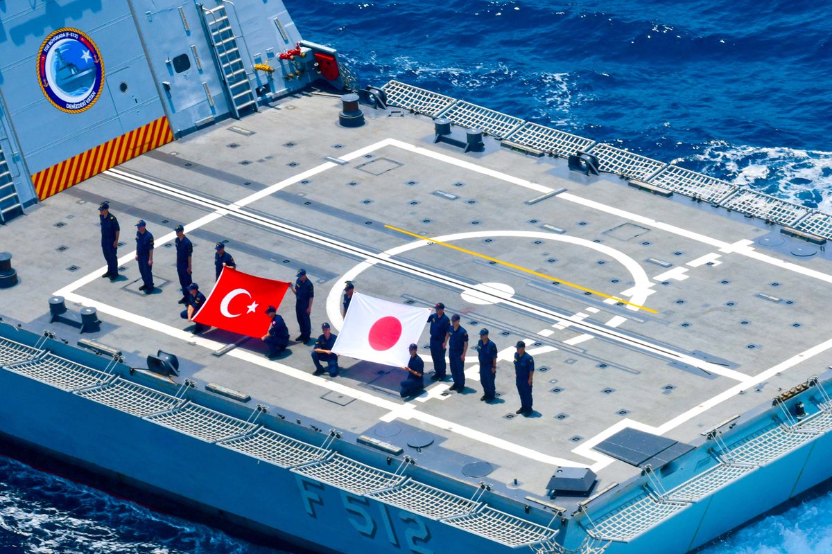 TCG Büyükada, Umman Açıklarında Japonya ile Deniz Eğitimleri Gerçekleştirdi