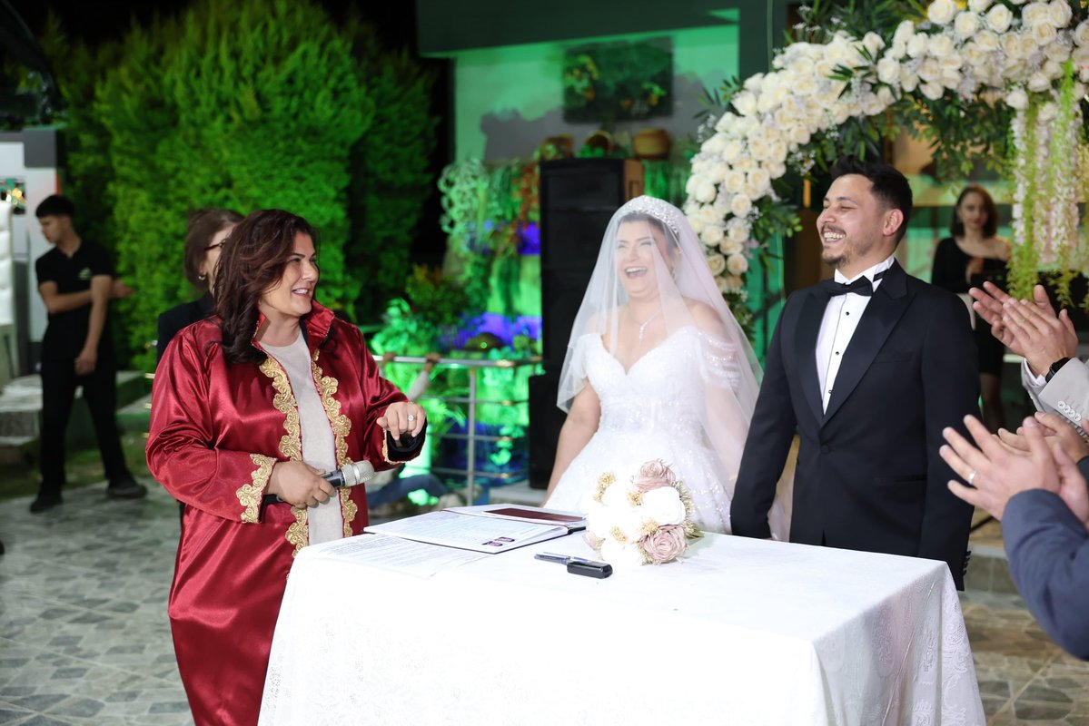 Aydın Büyükşehir Belediye Başkanı Çerçioğlu, Melisa ve İbrahim'in Düğün Törenine Katıldı