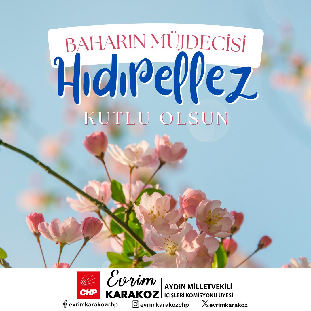 CHP Aydın Milletvekili Karakoz, Hıdırellez'i Kutladı