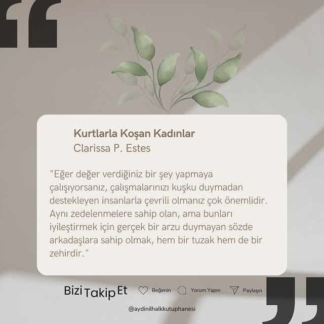 Aydın Halk Kütüphanesi, Clarissa P. Estes'in