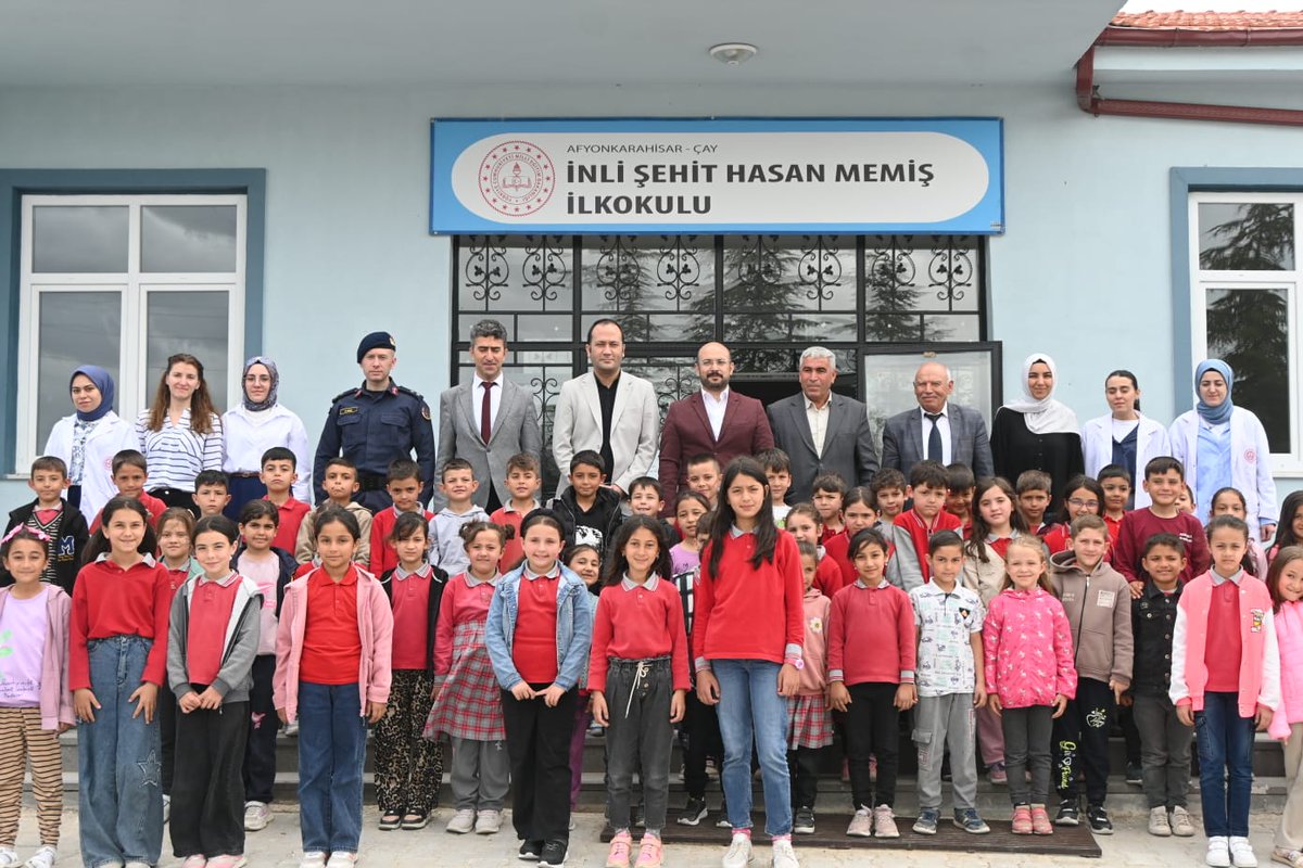 Çay Kaymakamı, İnli İlkokulu ve Ortaokulunu Ziyaret Etti