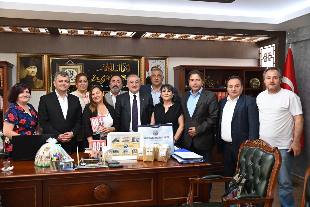 Avrupa Türkiye Gönüllü Tanıtım Grubu, Emirdağ Belediyesi'ni Ziyaret Etti