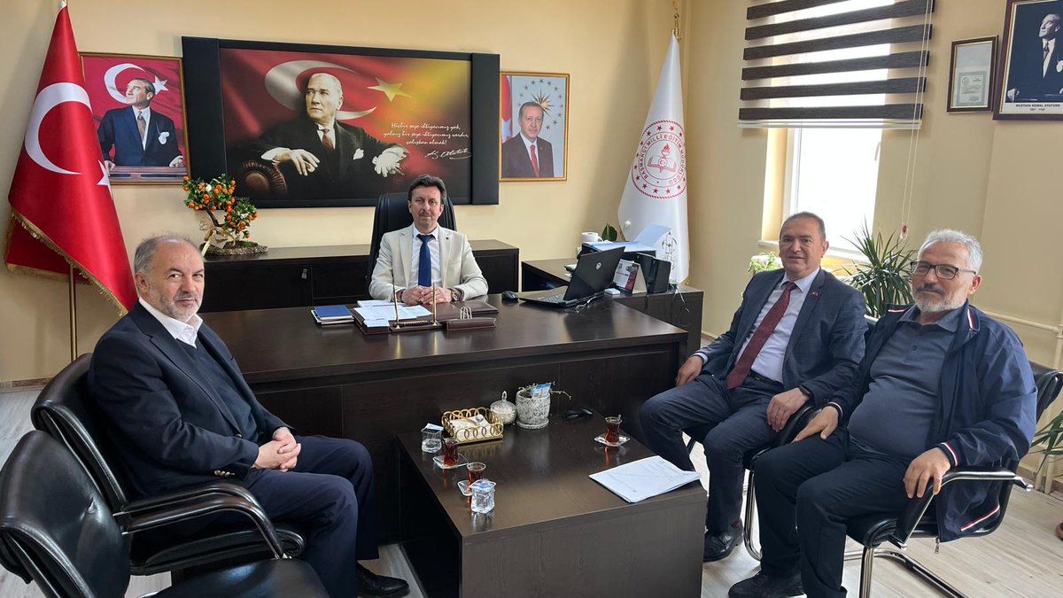 Sandıklı İlçe Milli Eğitim Müdürü ve Müftüsü, Başmakçı İlçe Milli Eğitim Müdürü'nü Ziyaret Etti