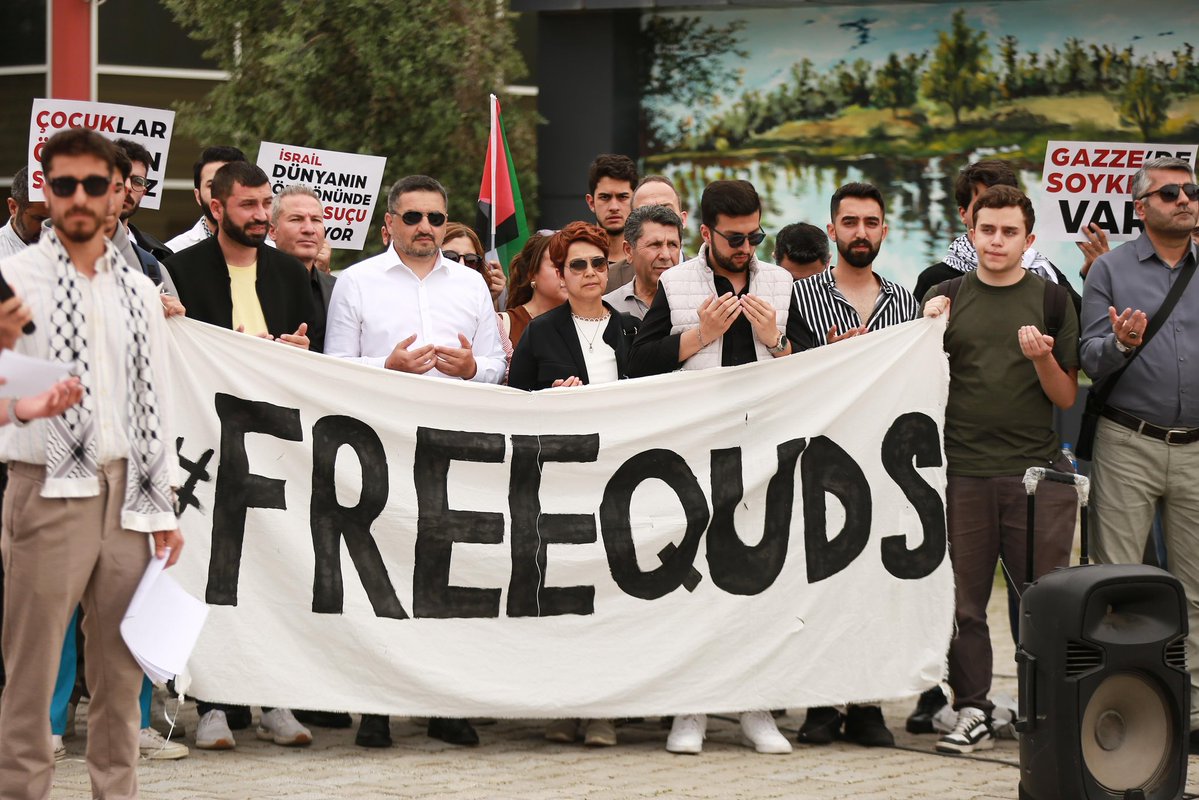 ADÜ Kampüsünde Gazze'ye Destek Eylemi
