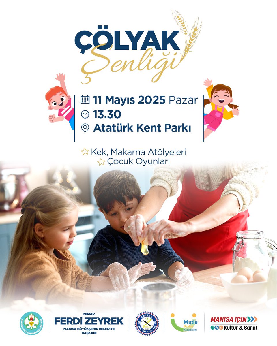 Manisa'da Çölyak Farkındalık Ayı Etkinlikleri Atatürk Kent Parkı'nda Buluşuyor