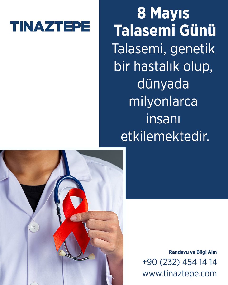 8 Mayıs Dünya Talasemi Günü: Bir Damla Kan Hayat Kurtarıyor