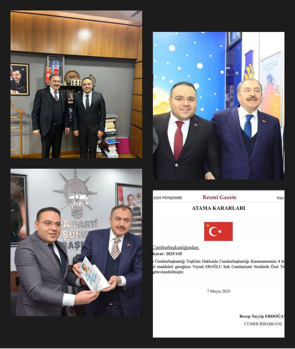 Veysel Eroğlu, Irak Özel Temsilcisi olarak Atandı