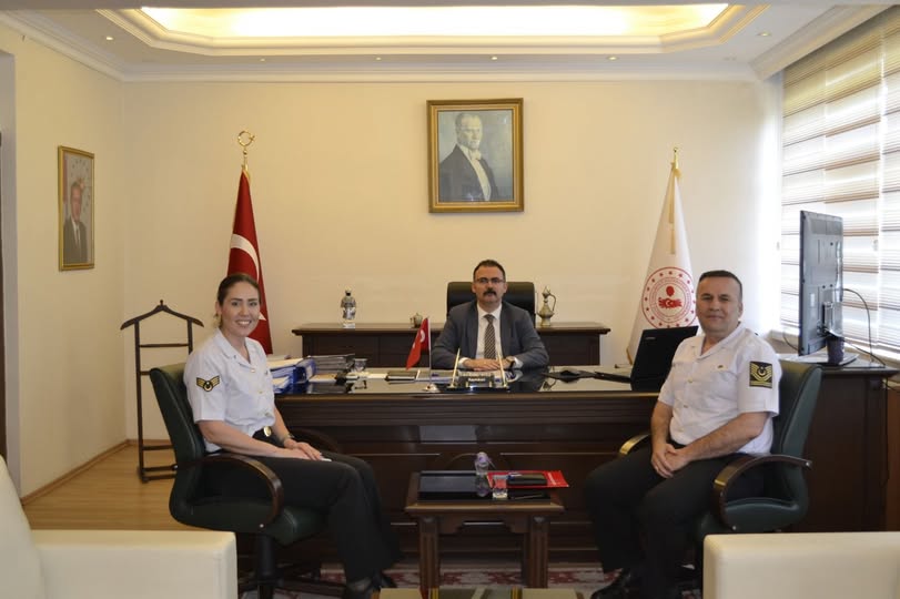 Aydın Sultanhisar Kaymakamı'nı Jandarmanın Personel Şube Müdürü Ziyaret Etti