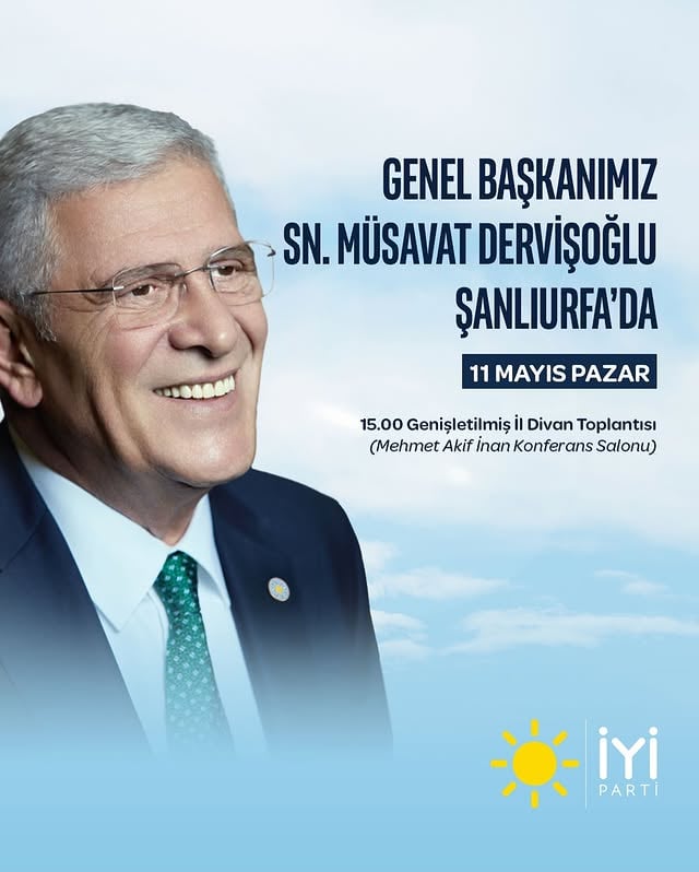 İyi Parti Genel Başkanı Dervişoğlu, Şanlıurfa'da Seçmenlerle Buluştu