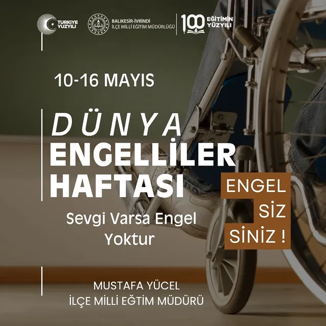 İvrindi'de Engelliler Haftası Etkinlikleri ve Farkındalık Çalışmaları