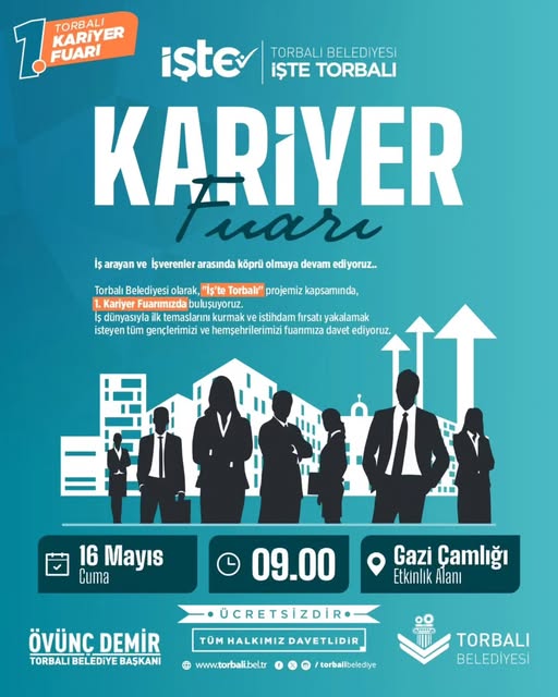 Torbalı Belediyesi, Gençlere İş İmkanı Sunan Kariyer Fuarı Düzenliyor