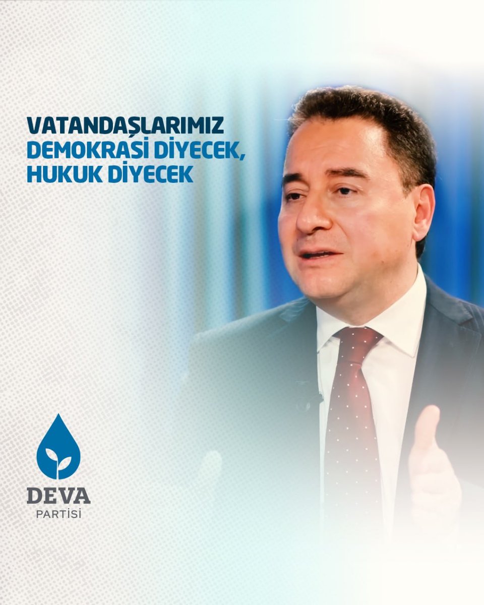 Deva Partisi Lideri Babacan: Seçim Baskısı Artıyor, Vatandaş Demokrasi ve Hukuku Seçmeli