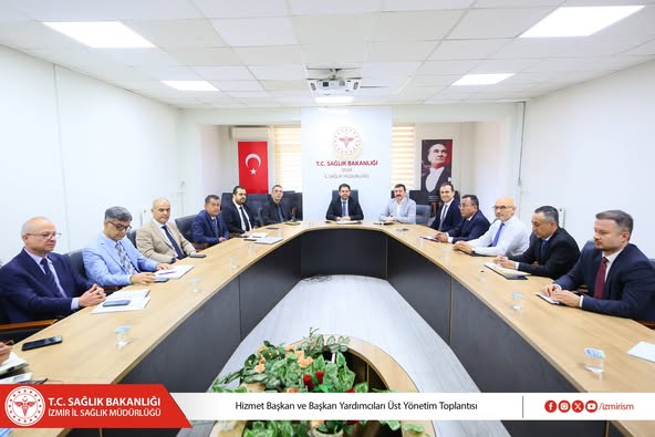 İzmir İl Sağlık Müdürlüğü, Haftalık Üst Yönetim Toplantısı Gerçekleştirdi