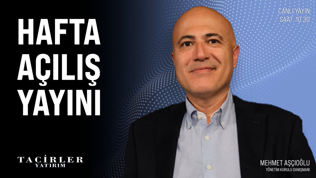 Tacirler Yatırım, Yönetim Kurulu Danışmanıyla Canlı Yayına Başlıyor