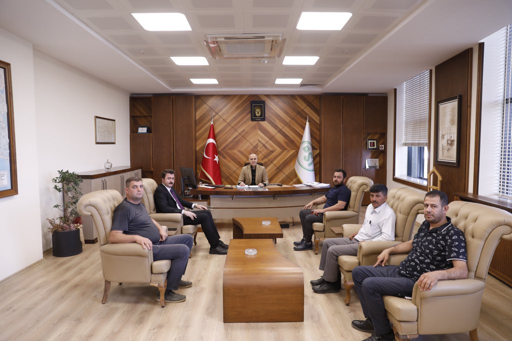 KOSGEB ve Muhtarlar, DSİ Aydın Bölge Müdürü'nü Ziyaret Etti